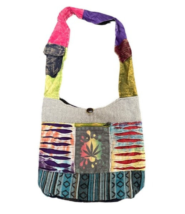 Bag - Hobo - Rasta Leaf with Cut Sides-hotRAGS.com