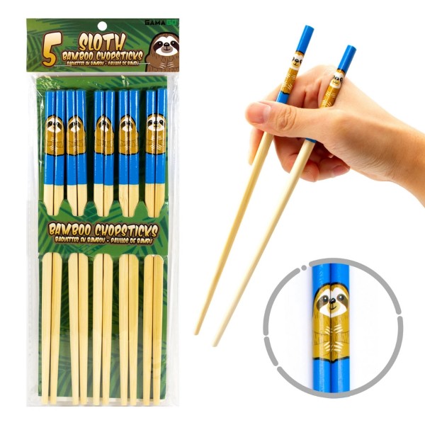 Chopsticks - Sloth Bamboo-hotRAGS.com