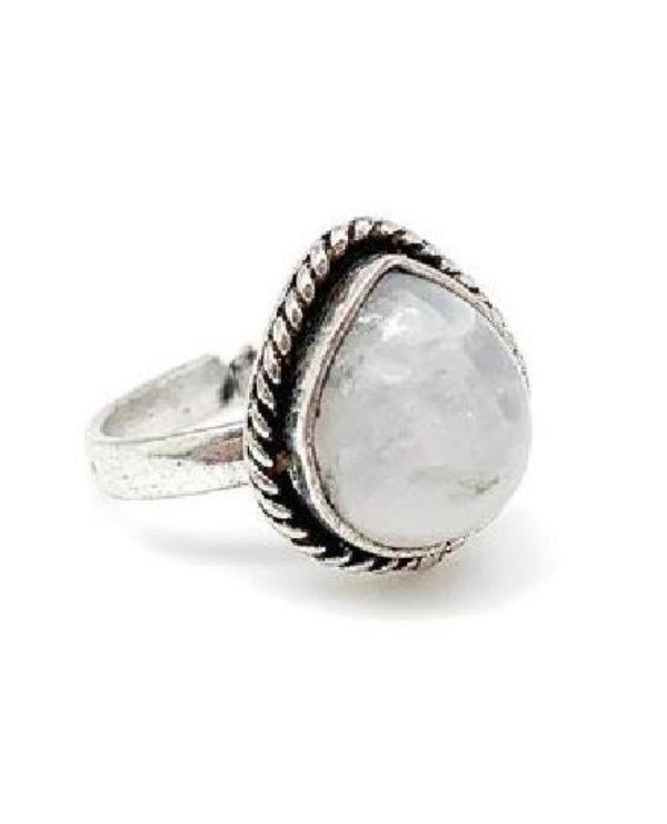 Ring - Semiprecious Moonstone-hotRAGS.com