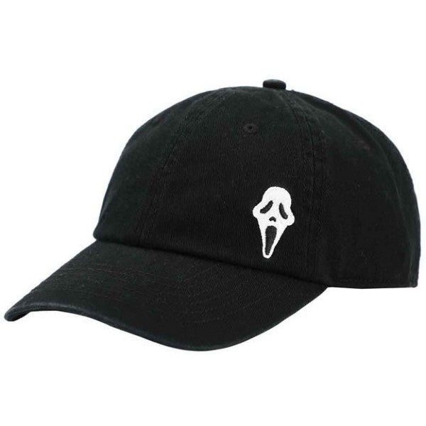 Hat - Embroidered Ghost Face-hotRAGS.com
