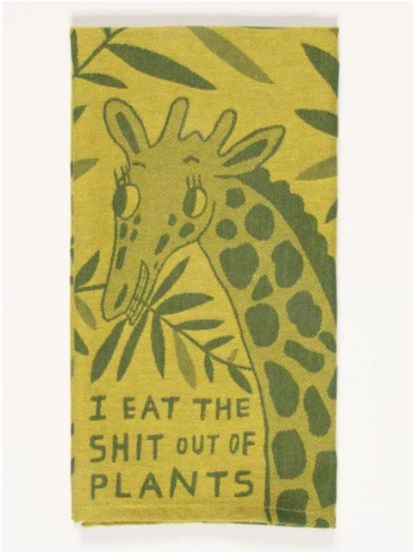 Kitchen Towel - I Eat Shit Out Of Plants-hotRAGS.com