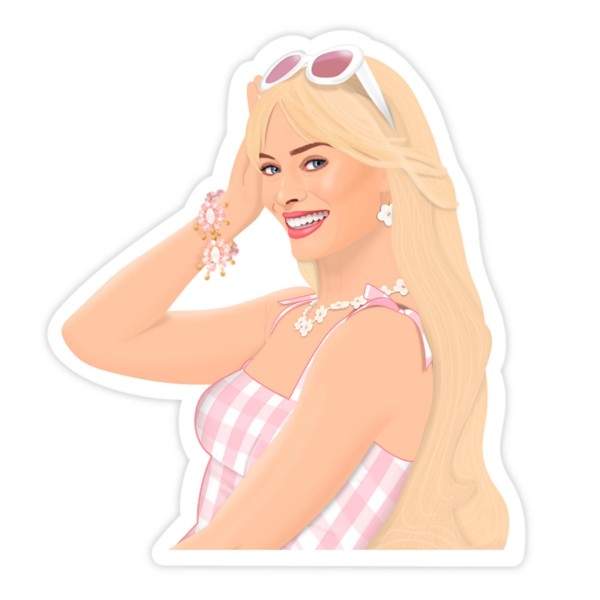 Sticker - Barbie Movie - Beach-hotRAGS.com