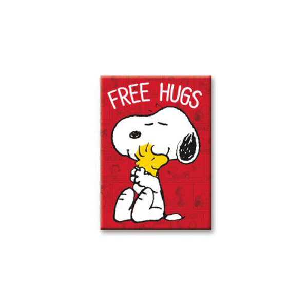 Magnet - Peanuts Free Hugs-hotRAGS.com