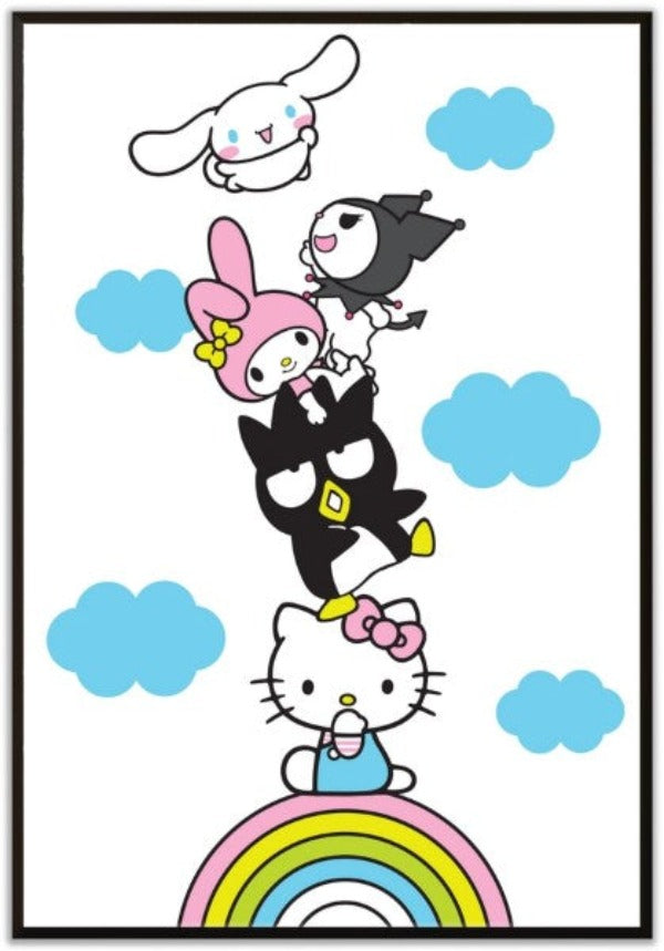 Wall Art - Sanrio Hello Kitty Stack - 13"x19"-hotRAGS.com