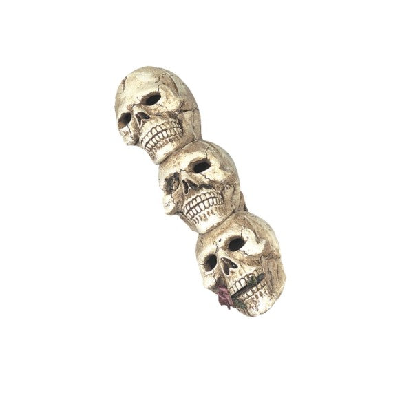 Incense Cone Burner - 3 Skulls-hotRAGS.com