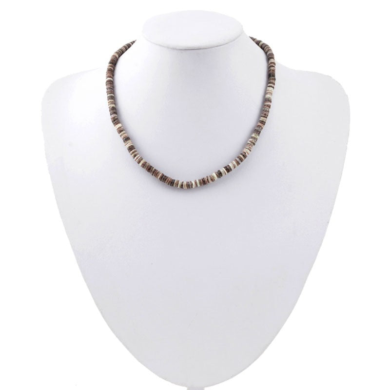 Necklace - Heishi Brown Shell-hotRAGS.com