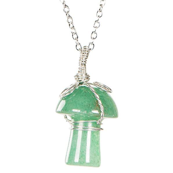 Necklace - Mushroom Aventurine-hotRAGS.com