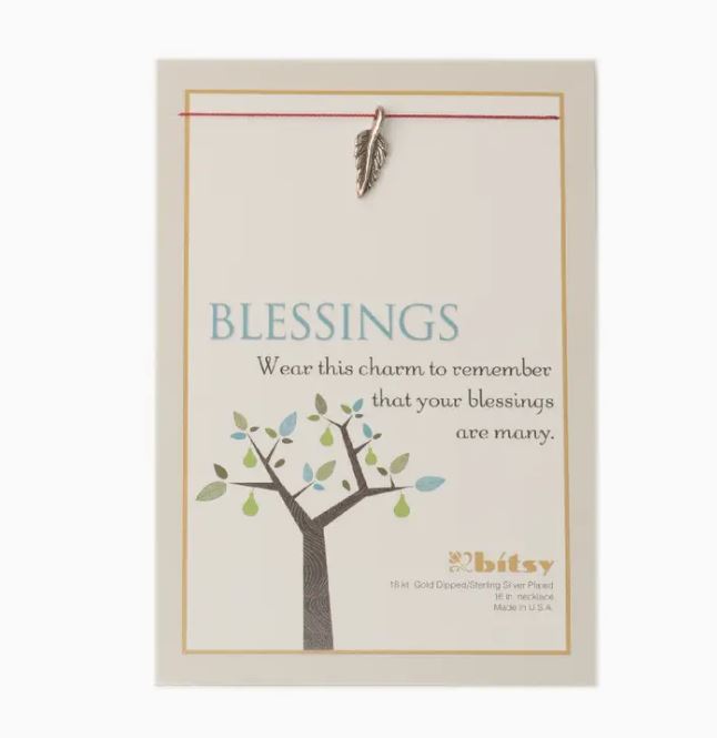Necklace - Bitsy - Blessing Carded-hotRAGS.com