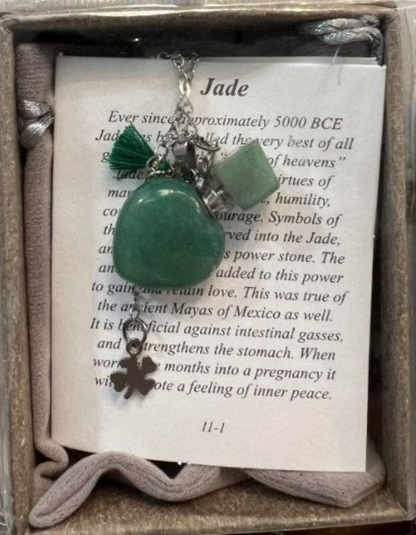 Necklace - Jade With Charms-hotRAGS.com
