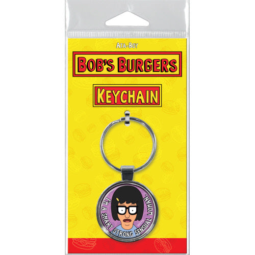 Keychain - Bob's Burger - I'm a Smart, Strong, Sensual Woman-hotRAGS.com