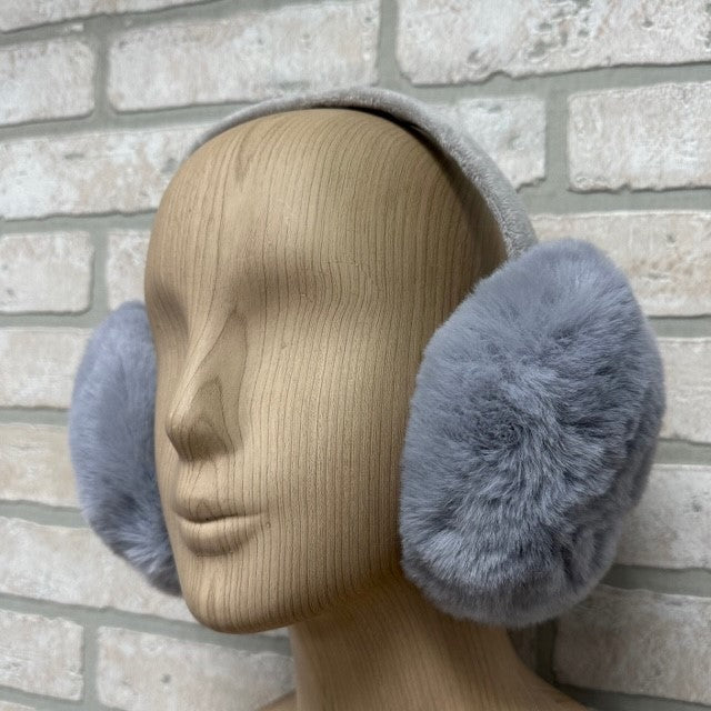 Earmuffs - Faux Fur - Grey-hotRAGS.com