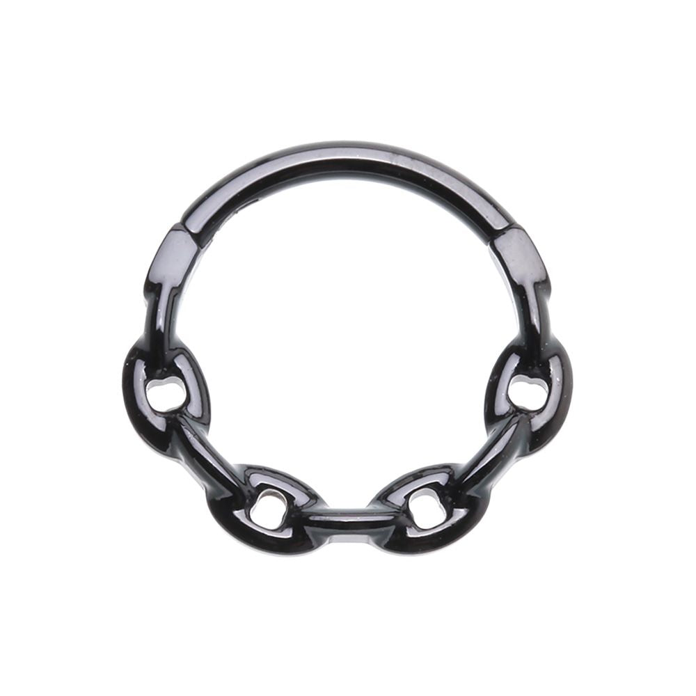 Septum - Chain Link Black - 16g-hotRAGS.com