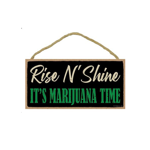 WOODEN SIGN - RISE N SHINE - 5" x 10"-hotRAGS.com
