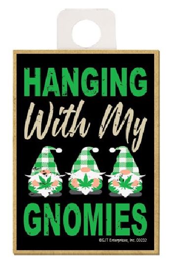 Magnet - Hanging With Gnomies-hotRAGS.com