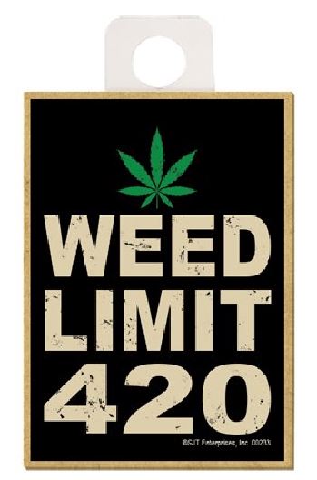 Magnet - Weed Limit-hotRAGS.com