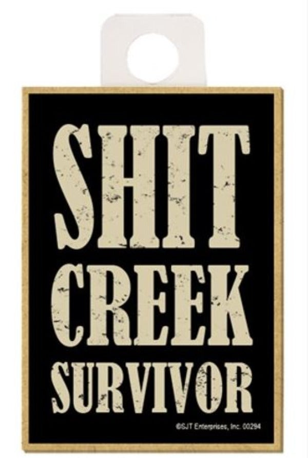 Magnet - Shit Creek Survivor-hotRAGS.com
