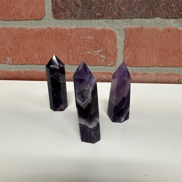 Crystal Tower - Chevron Amethyst-hotRAGS.com