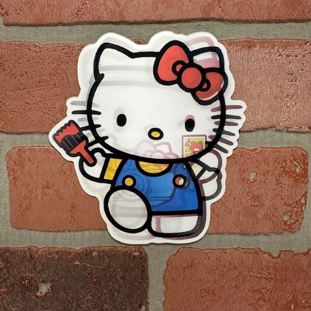 Sticker - 3D Hello Kitty-hotRAGS.com