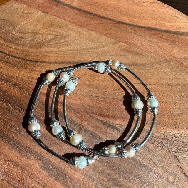 Wrap Bracelet - Pearls Strand-hotRAGS.com