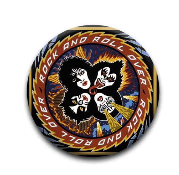 Button - Kiss Rock-N- Roll-hotRAGS.com
