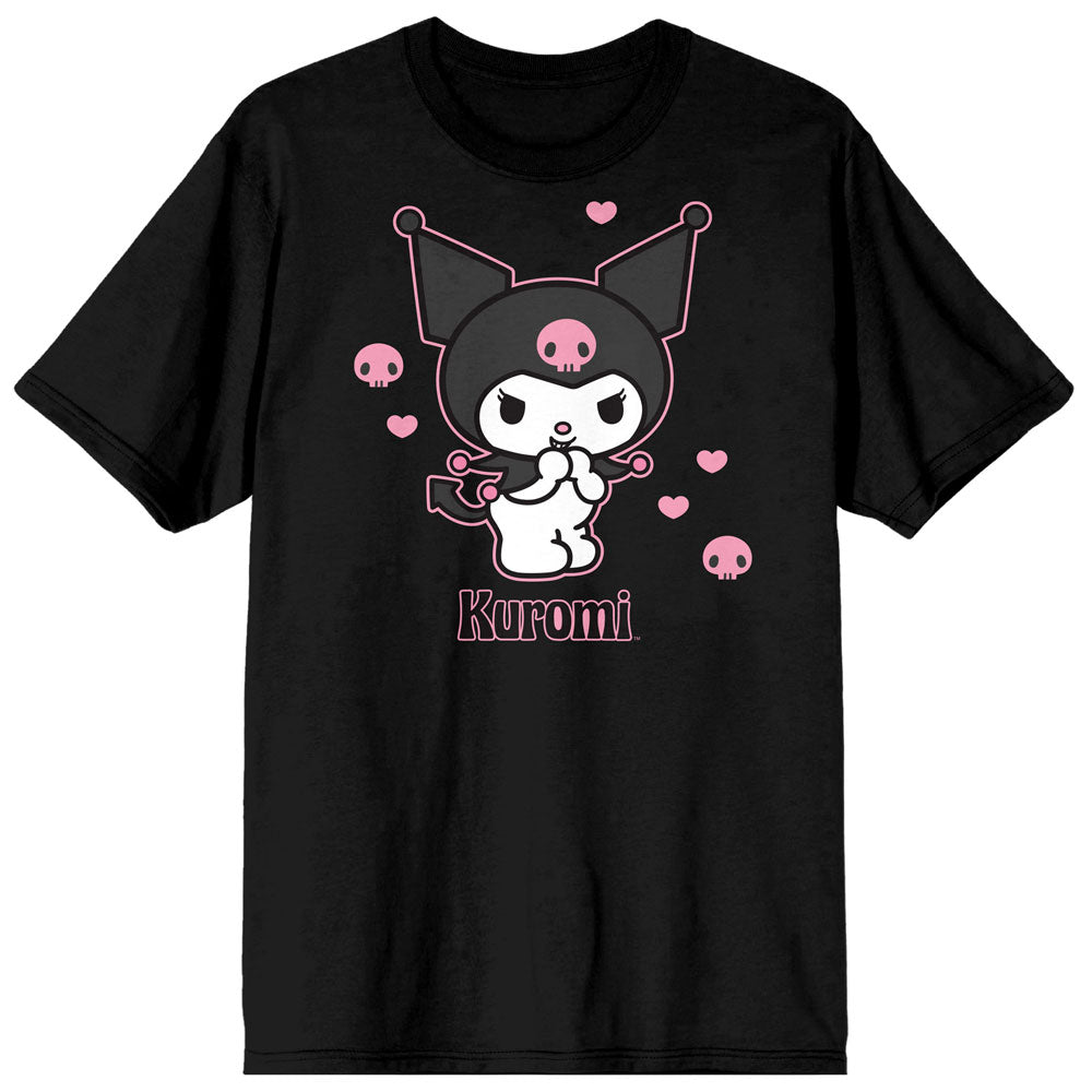 TSHIRT - KUROMI HEARTS AND SKULL-hotRAGS.com