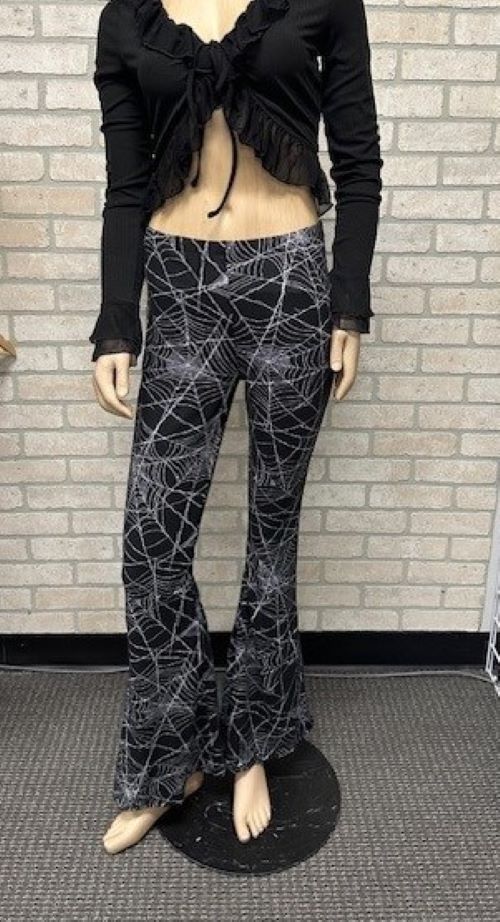 Palazzo Pant - Spider Web Print-hotRAGS.com