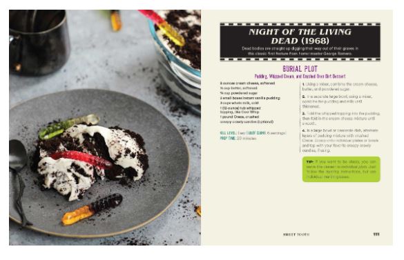 Book - The Horror Movie Night Cookbook: 60 Deliciously Deadly Recipes Inspired by Iconic Slashers, Zombie Films, Psychological Thrillers, Sci-Fi Spooks, and ... and More-hotRAGS.com