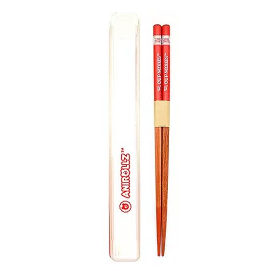 Chopsticks - Anirollz X Cup Noodles | Chopsticks With Case - Panda-hotRAGS.com