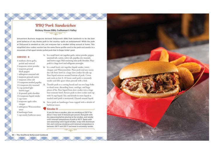 Book - The Unofficial Dollywood Cookbook-hotRAGS.com
