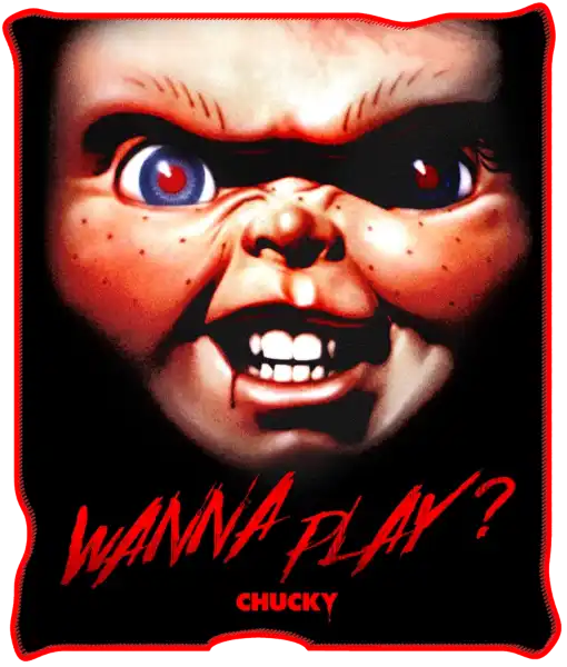 Blanket - Chucky Fleece Throw - 45x60-hotRAGS.com
