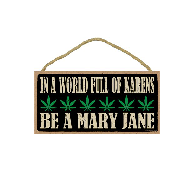 Wooden Sign - In A World Of Karens-hotRAGS.com