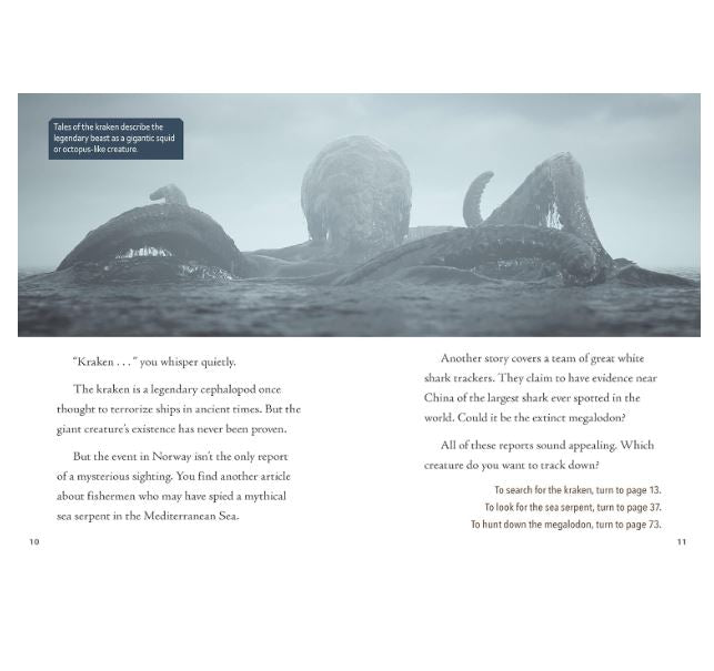 Book - Can You Catch the Kraken?: An Interactive Monster Hunt (You Choose: Monster Hunter)-hotRAGS.com