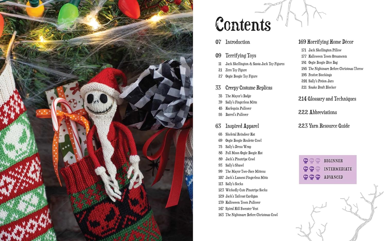 Book - The Nightmare Before Christmas - The Official Knitting Guide to Halloween Town and Christmas Town-hotRAGS.com