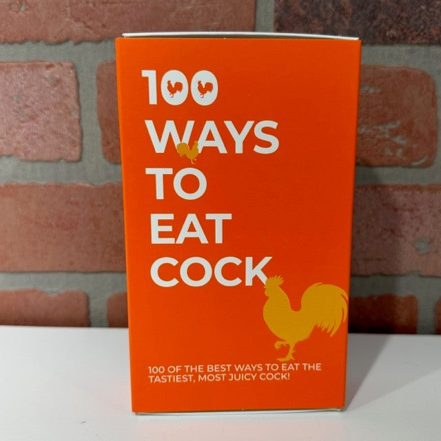 Book - 100 Ways To Eat Cock Recipe Book-hotRAGS.com