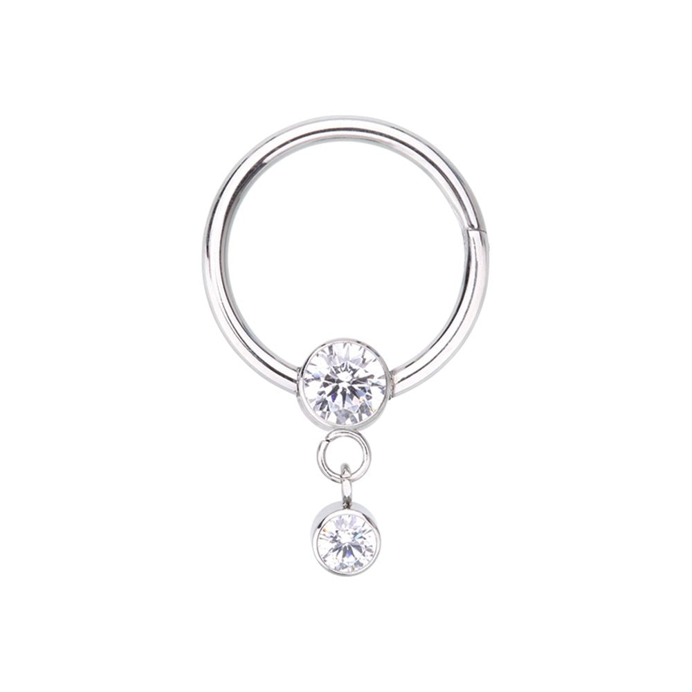 Hinged Clicker - Dainty 16g - Silver-hotRAGS.com