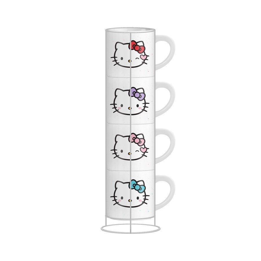 Glass Set - Hello Kitty - 4pc - 10oz-hotRAGS.com