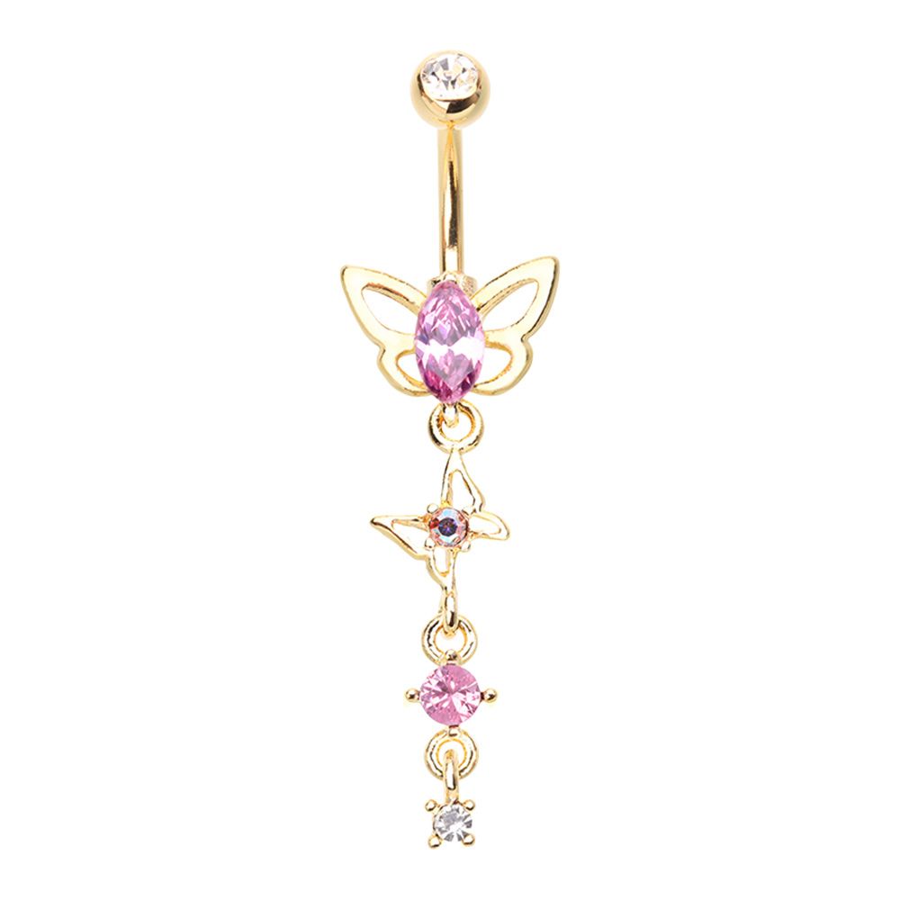 Belly Ring - Butterfly-hotRAGS.com