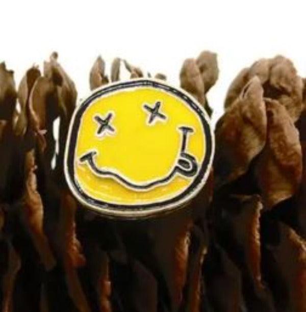 Pin - Nirvana Smiley-hotRAGS.com