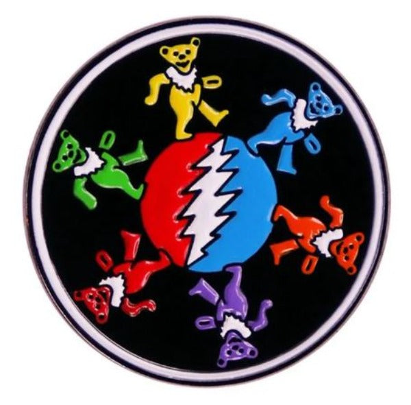 Pin - Grateful Dead Steal Your Face - Bears-hotRAGS.com