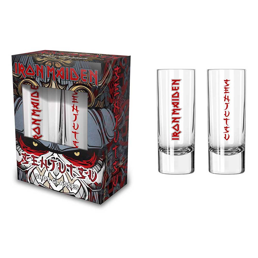 Shot Glasses - Iron Maiden - 2pc.-hotRAGS.com