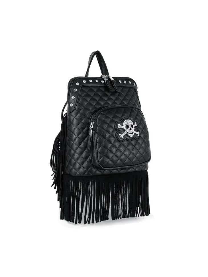 Backpack - Fringed Skull Fashion-hotRAGS.com