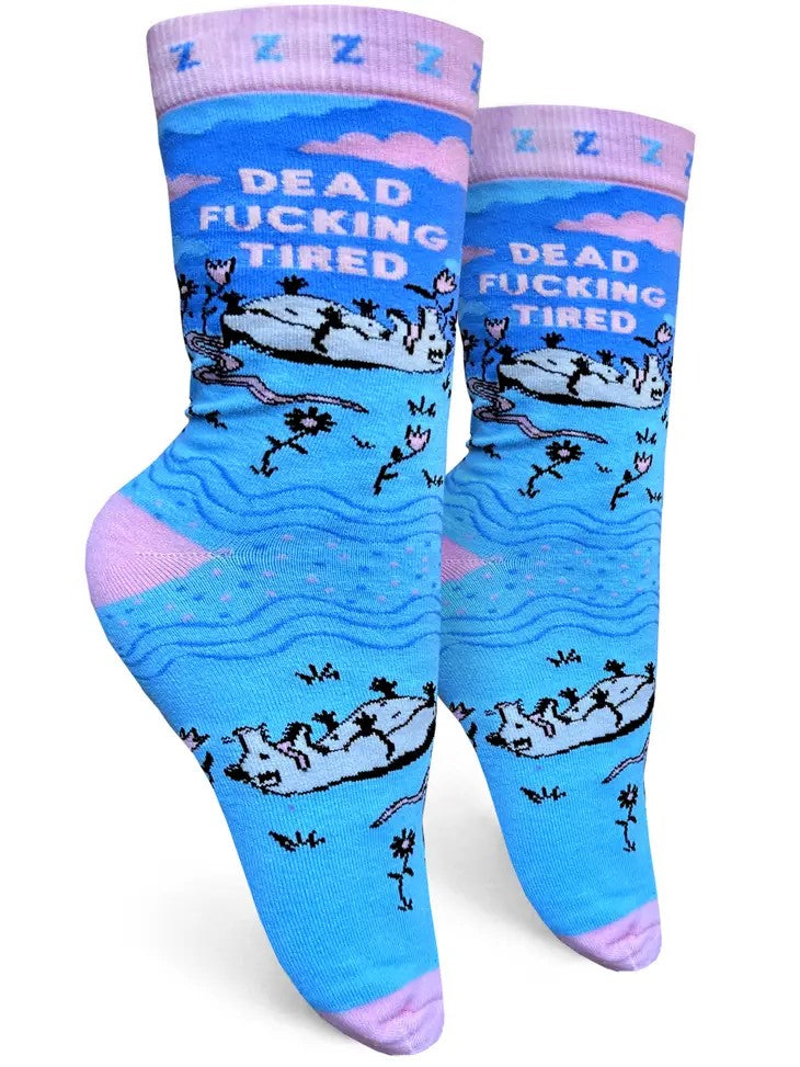 Socks - Dead FUCKing Tired-hotRAGS.com