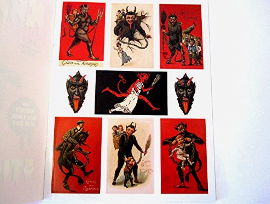 Sticker Book - Creepy Krampus Sticker Book: 72 Reusable Stickers For Naughty Girls & Boys of All Ages-hotRAGS.com