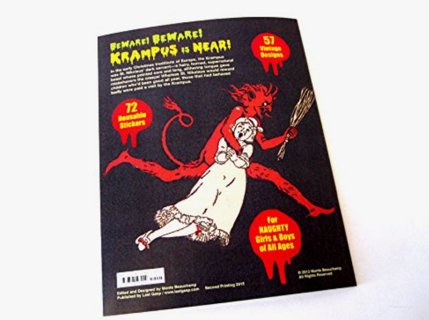 Sticker Book - Creepy Krampus Sticker Book: 72 Reusable Stickers For Naughty Girls & Boys of All Ages-hotRAGS.com