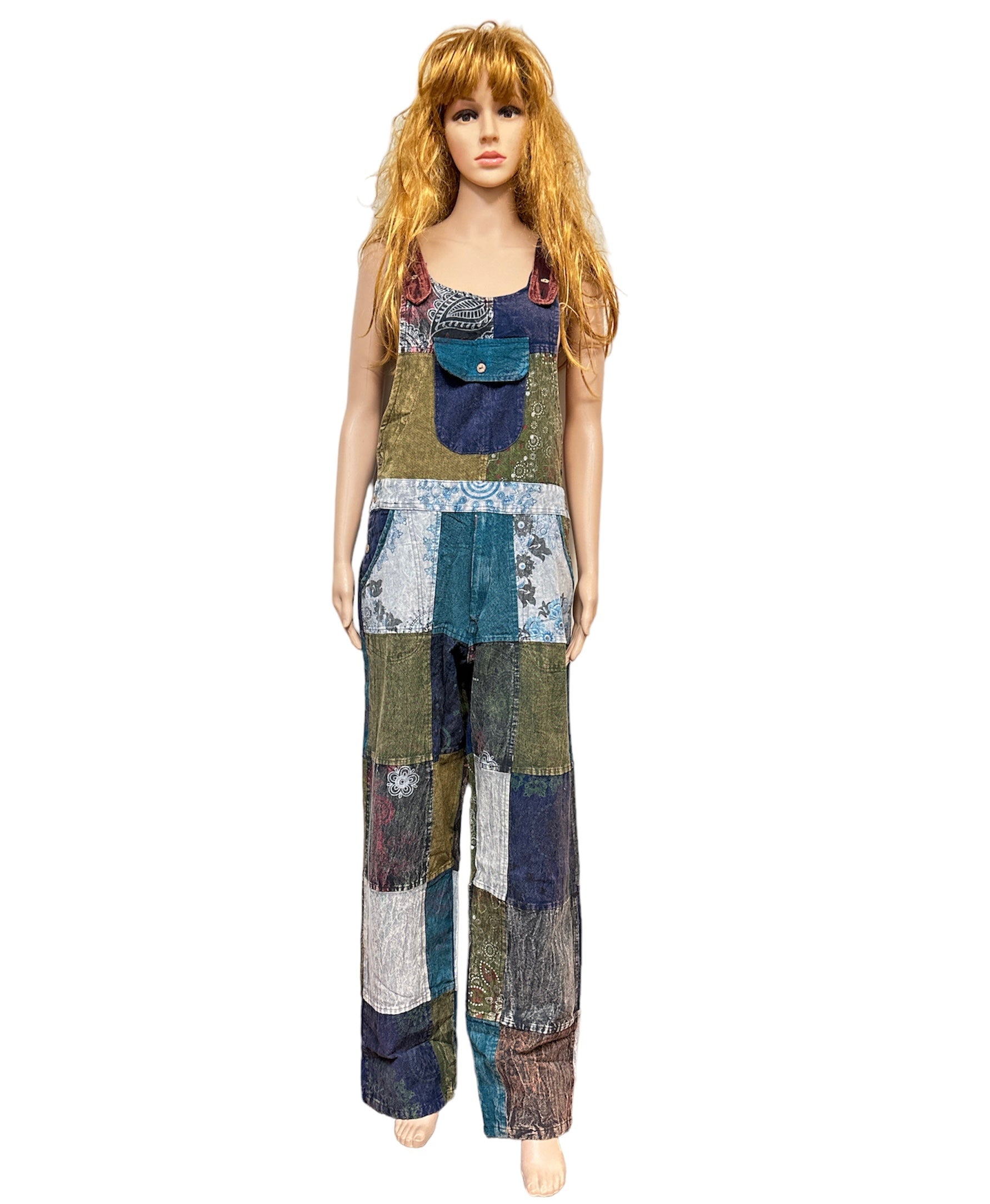 Overall - Jumpsuit Patchwork-hotRAGS.com