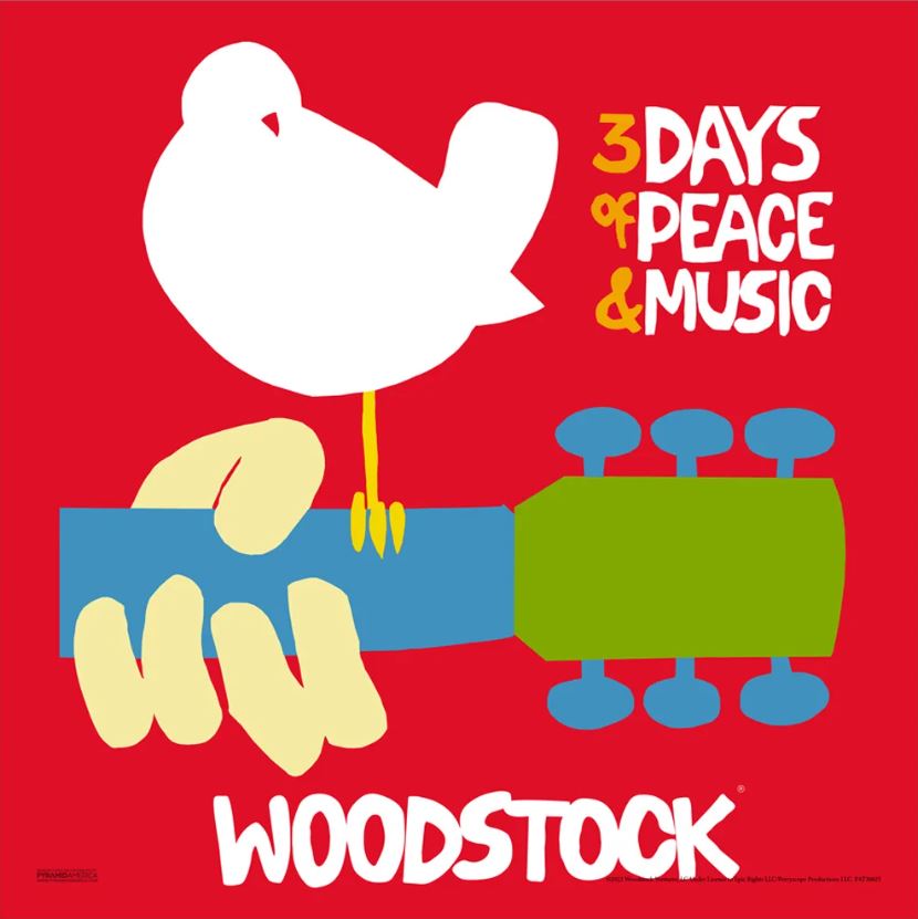 Poster - Woodstock - 12 X 12-hotRAGS.com