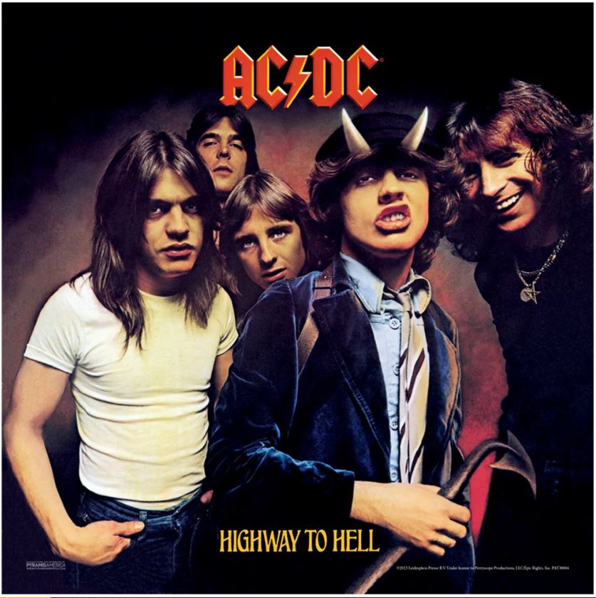 Poster - AC/DC - Highway To Hell - 12 X 12-hotRAGS.com