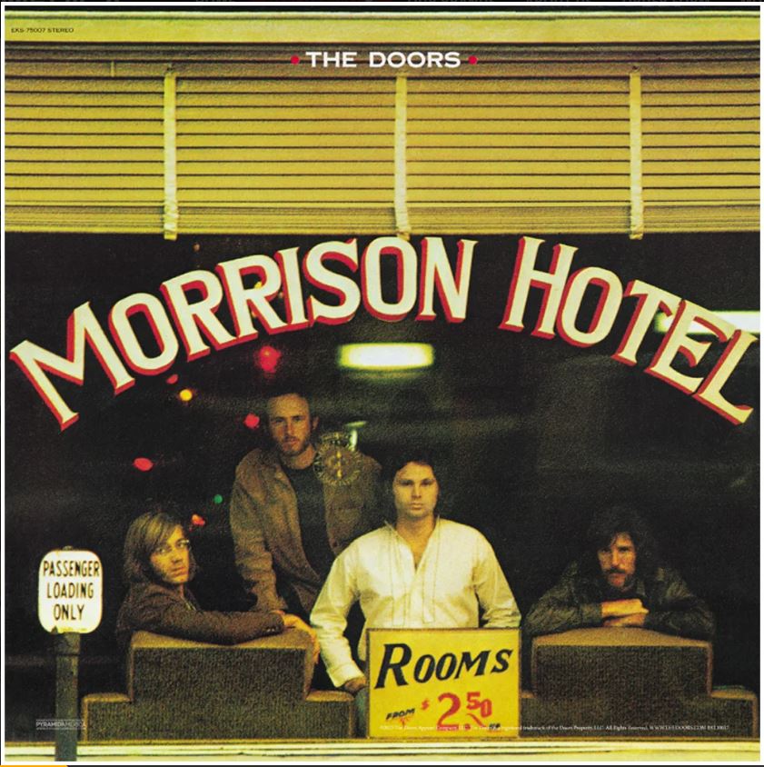 Poster - The Doors - Morrison Hotel - 12 X 12-hotRAGS.com