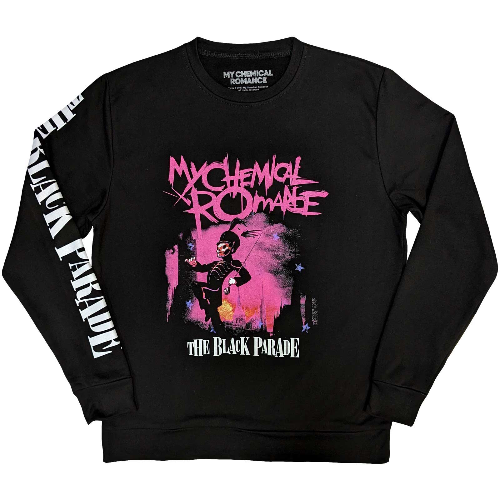 Sweatshirt - My Chemical Romance - March (Sleeve Print)-hotRAGS.com