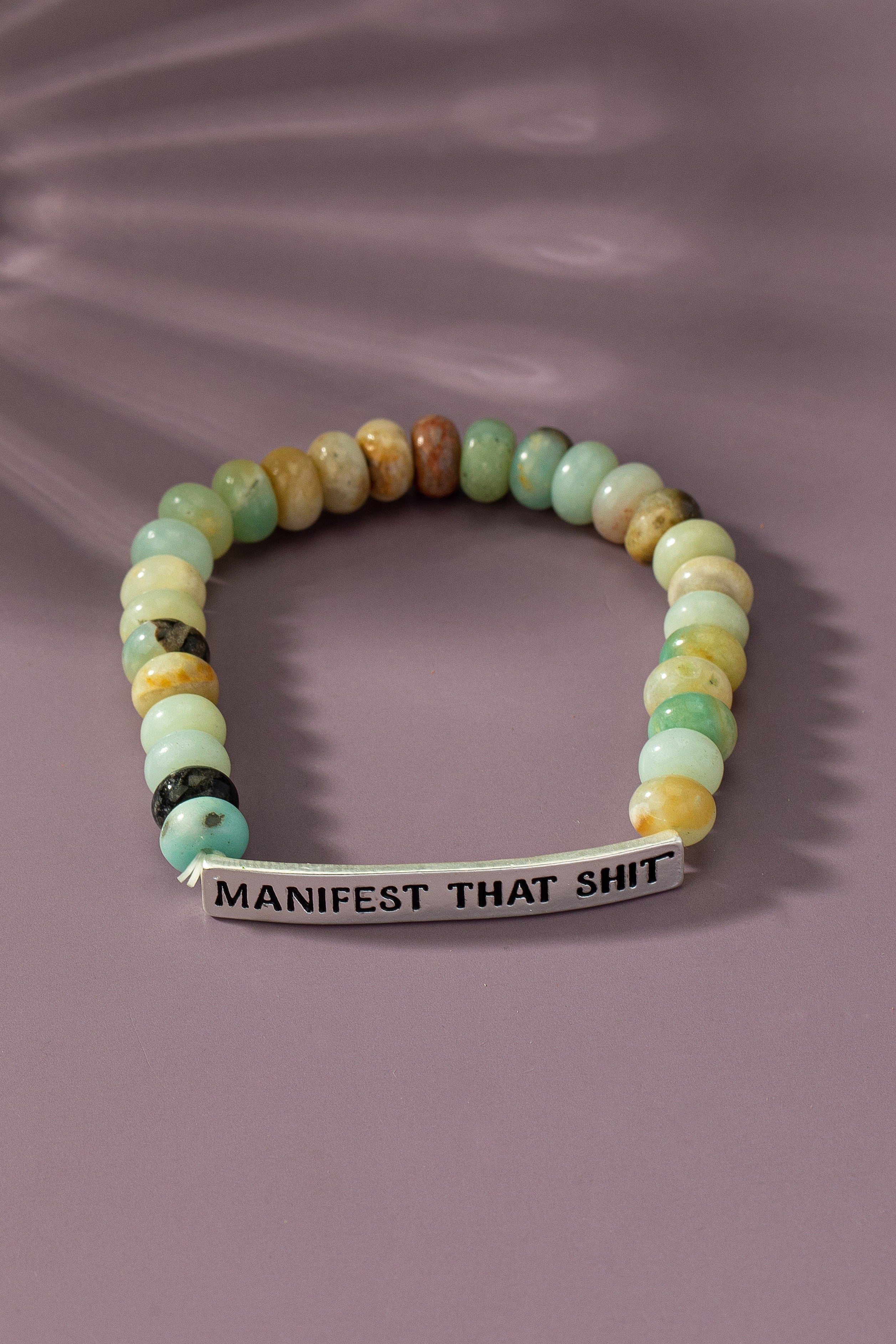 Bracelet - Manifest That Shit - Silver-hotRAGS.com